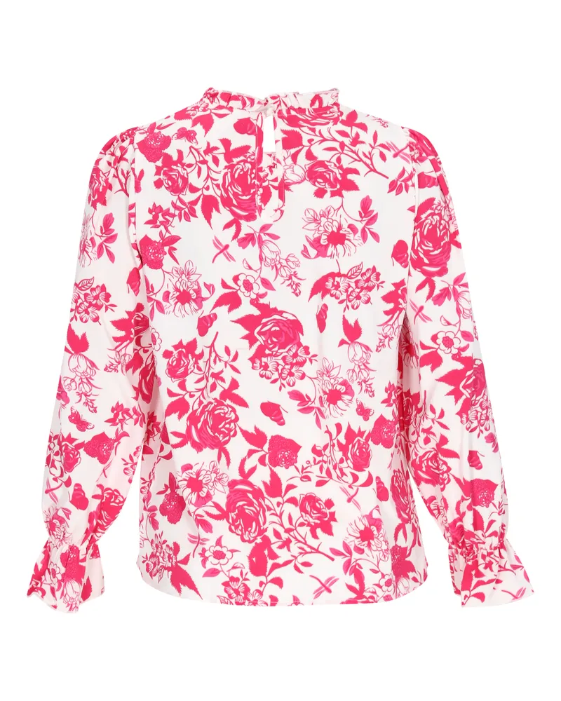 Usha Bluse Frauen rosa weiß Rosa