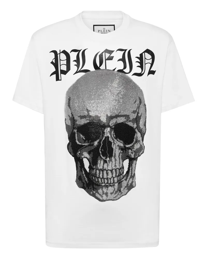Philipp Plein T-Shirt Skull Weiß