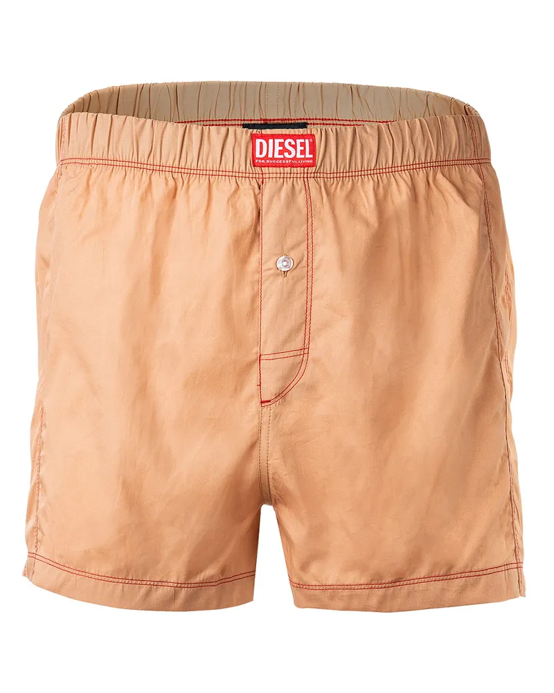 Diesel Uubx-Stark Boxer-Shorts Web-Boxershorts Braun