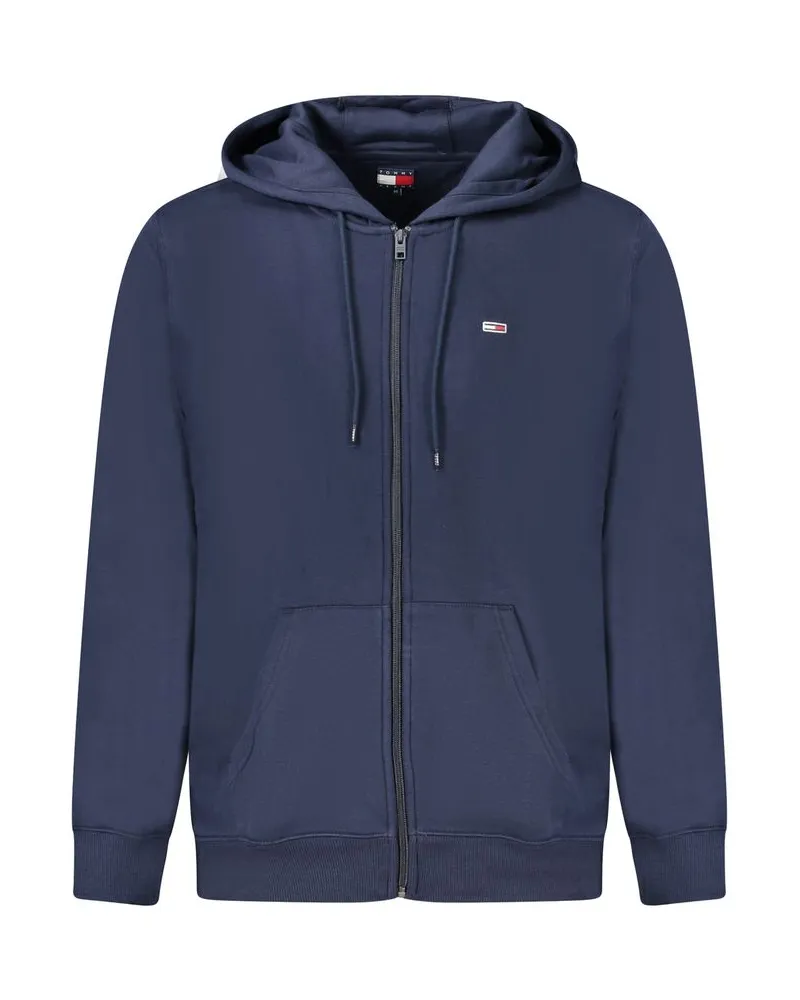 Tommy Hilfiger Wesentliche Zip-Hoodie Klassische Passform Dunkelblau