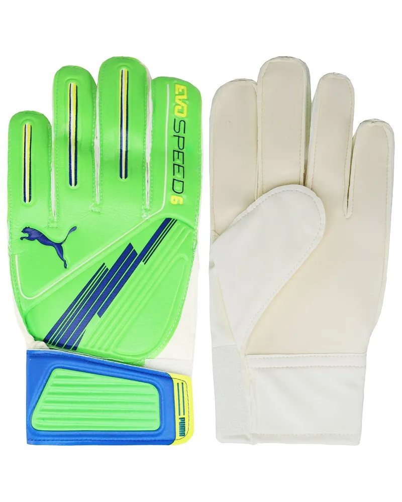 Puma Evo Speed Herren Neon Grün Torwarthandschuhe Grün