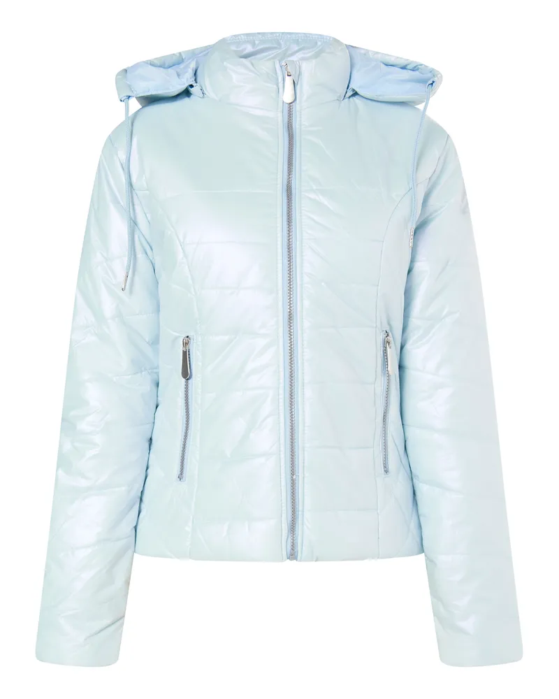 FAINA leichte Steppjacke Damen hellblau Hellblau