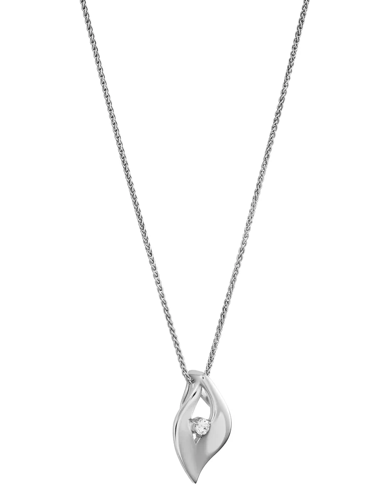 Orphelia Milan' Damenkette aus 925 Sterling Silber mit Anhänger - Silber ZH-7519 Silber