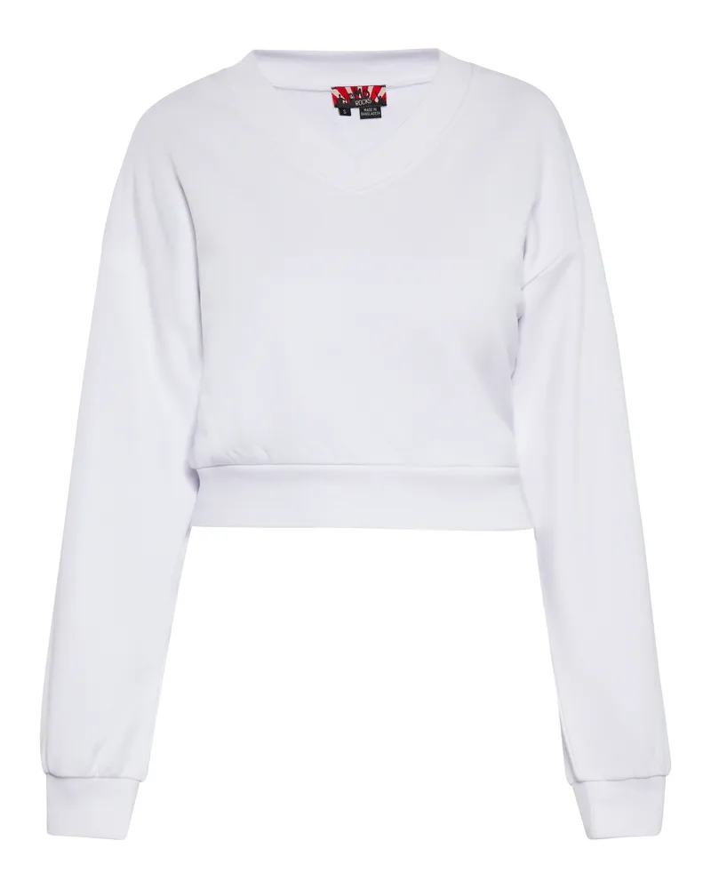 My Mo Bluse Damen weiss Weiß