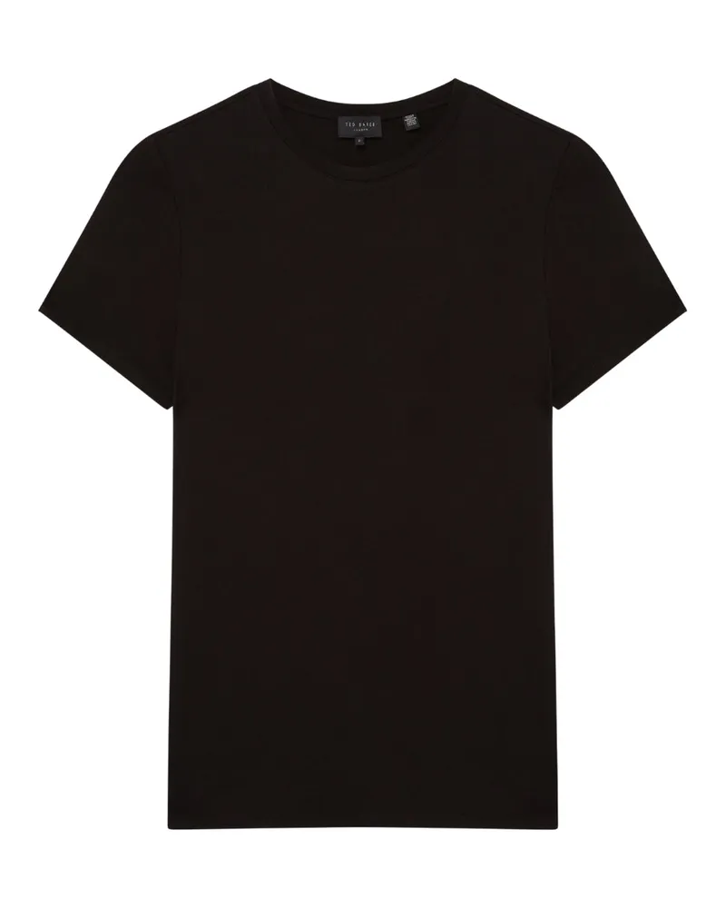 Ted Baker Schwarzes, Bedrucktes T-shirt Von Schwarz