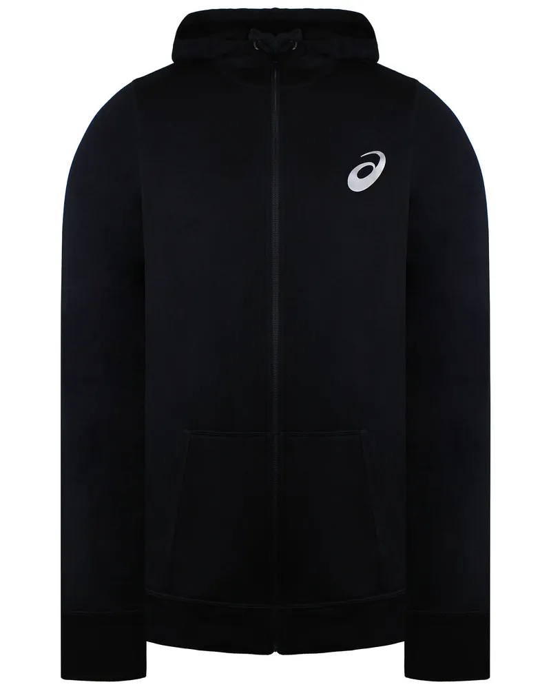 Asics Sport Knit Herren Schwarze Trainingsjacke Schwarz