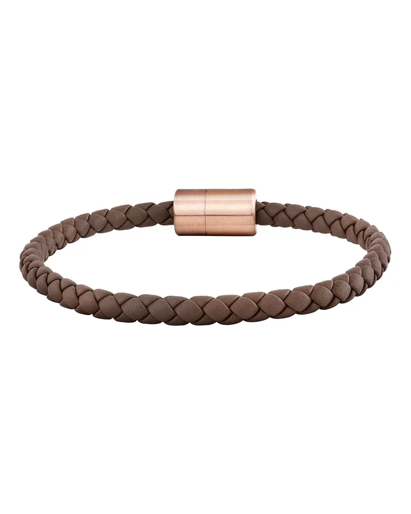 cai Armband Leder olivenblattgegerbt  braun rosé Braun