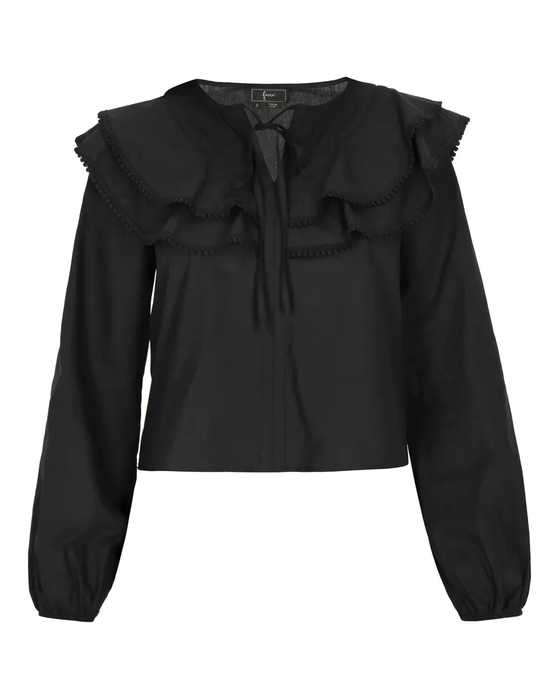 FAINA Bluse für Damen - Schwarz Schwarz