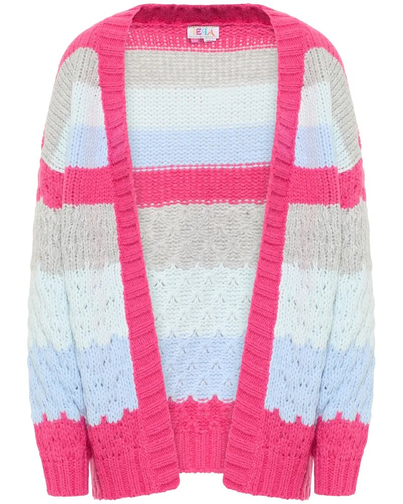 IZIA Offener Cardigan Damen Rosa Rosa