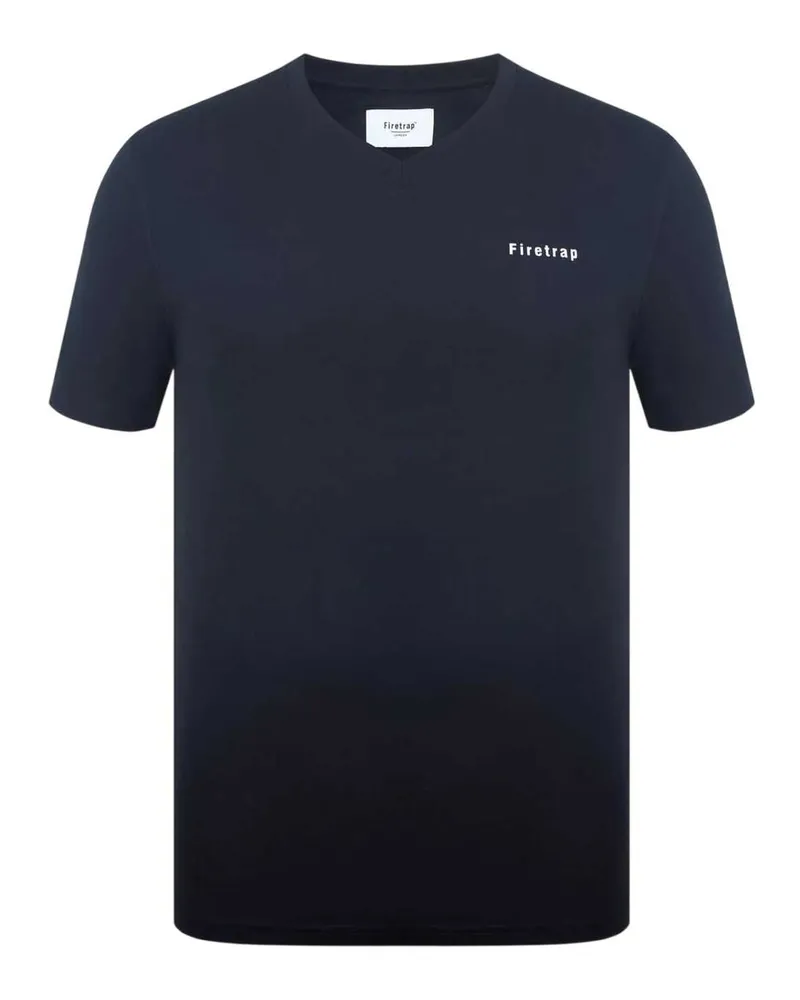 Firetrap Path" T-Shirt für Herren (Schwarz Schwarz