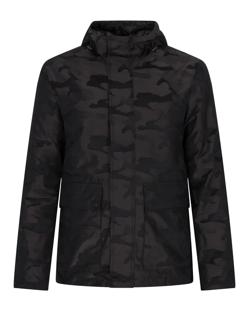 DreiMaster Anorak Männer Grau Camouflage Dunkelgrau