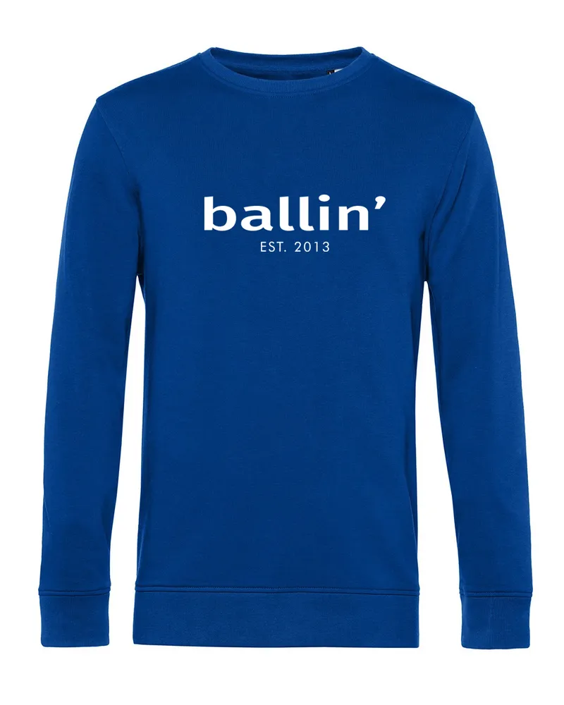Ballin Basic Sweater von  Est. 2013 in der farbe Blau und in größe XXL Blau