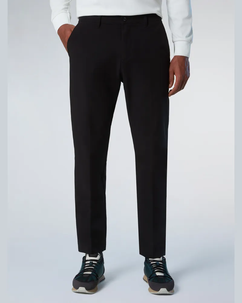 North Sails Chinos Defender, slim fit - Schwarz Schwarz