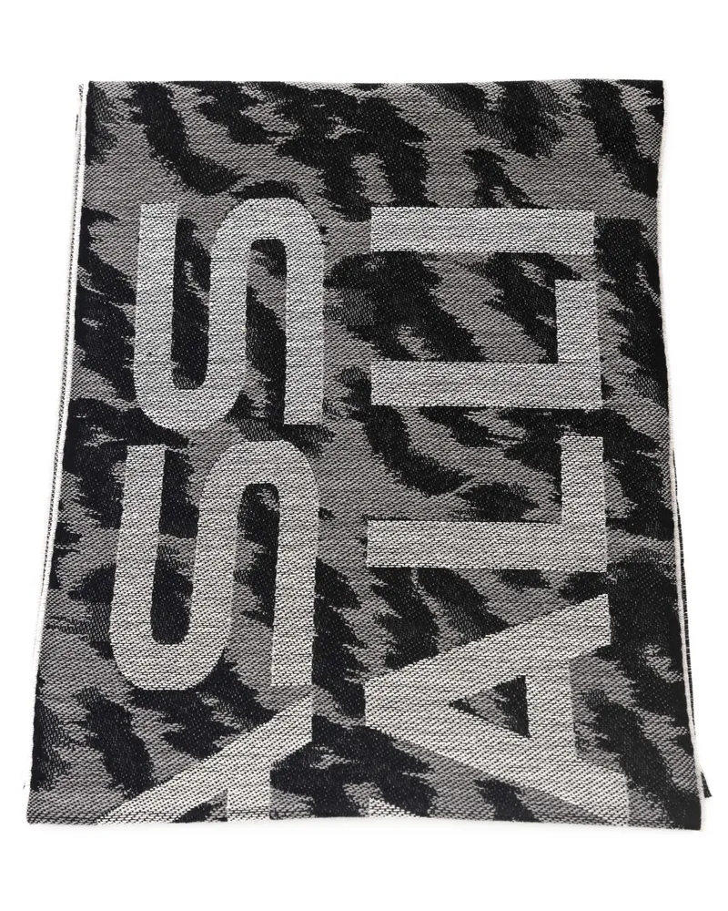 Roberto Cavalli Herren Grauer Wollschal Grau