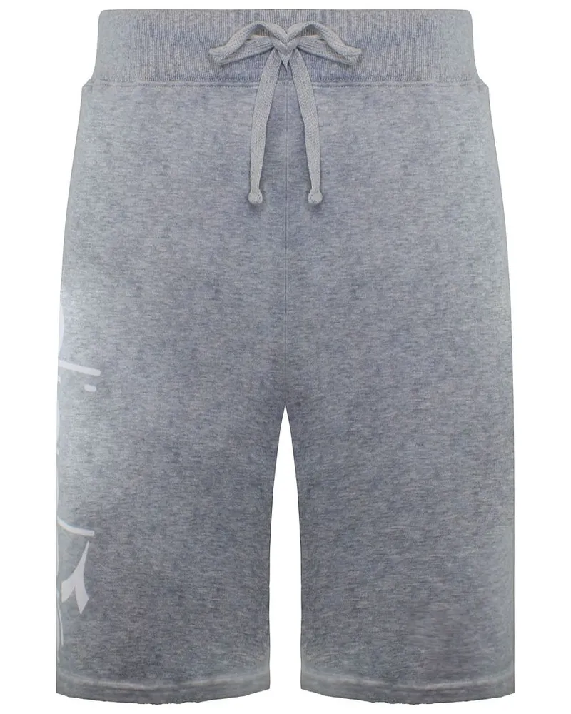 Diadora Logo Herren-Shorts in Grau Grau