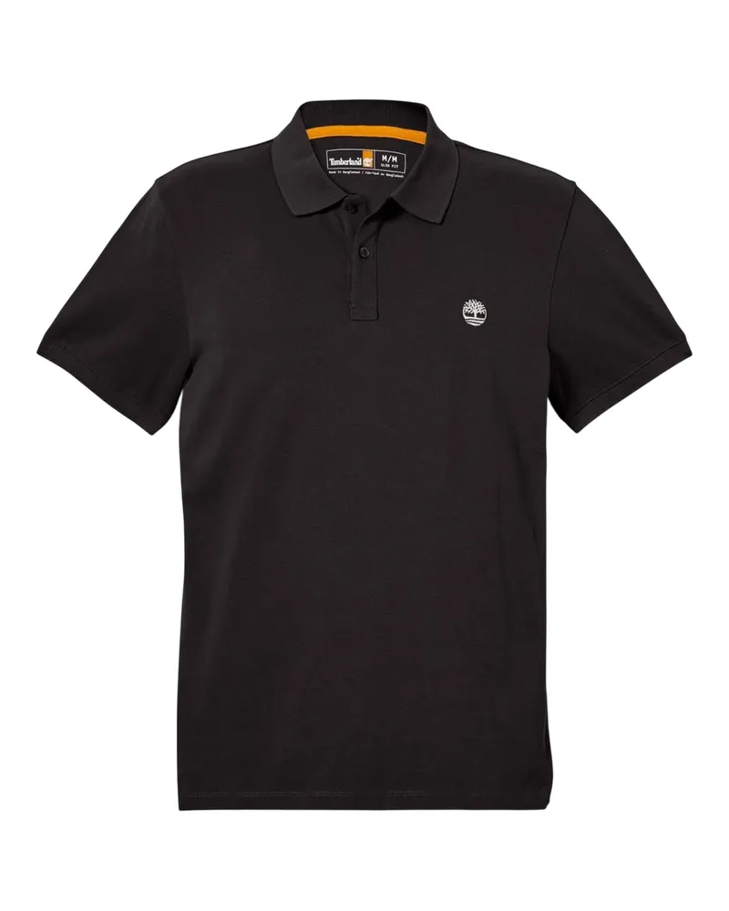 Timberland Oyster River" Poloshirt für Herren kurzärmlig (Schwarz Schwarz