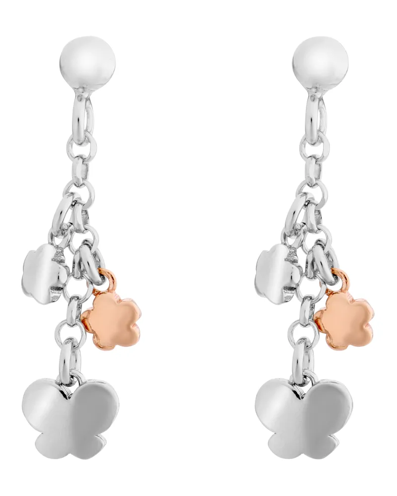 Orphelia Lorelei' Tropfenohrringe aus 925er Sterlingsilber für Damen - Silber/Rosé ZO-7386 Silber