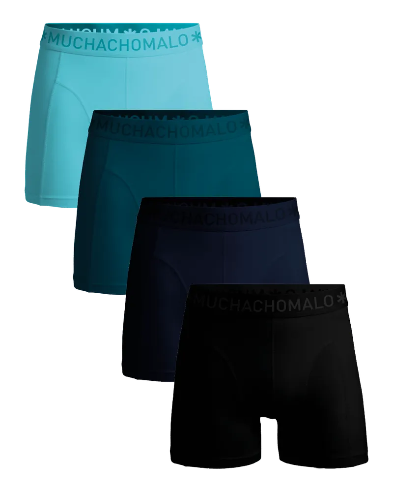 Muchachomalo Herren Boxer Shorts - 4er Pack - Herren Unterwäsche Mehrfarbig