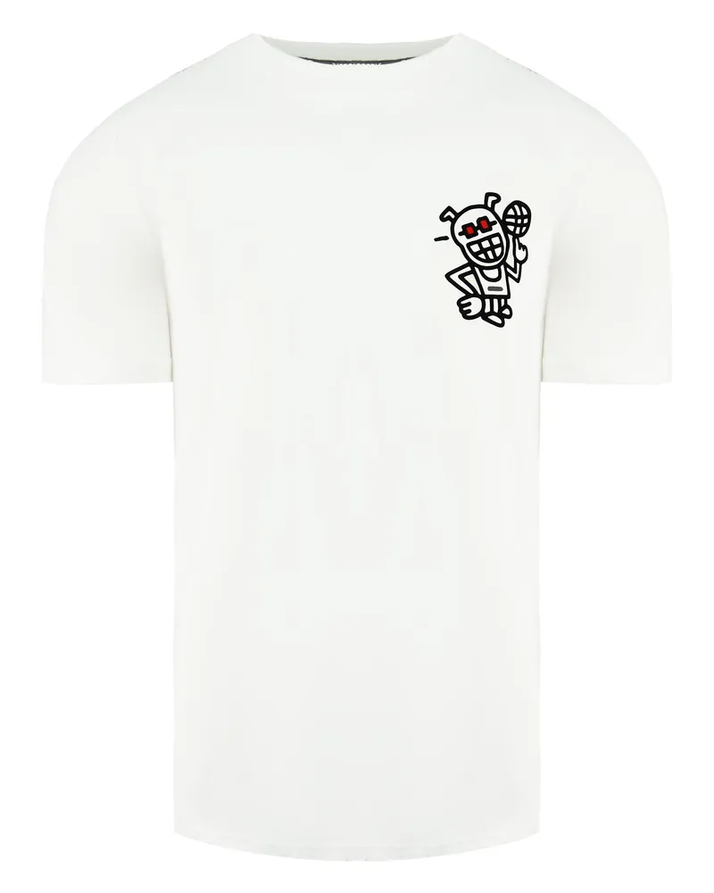 Puma x Mr. Doodle Kurzarm Crew Neck White Herren T-Shirt 598683 02 Weiß