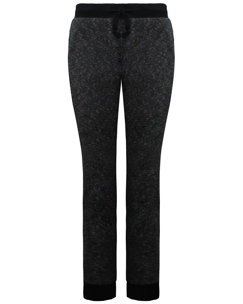 Vans von der Wand schwarzer Stretch Taille Womens Trackhose VN0005DOBLK Schwarz