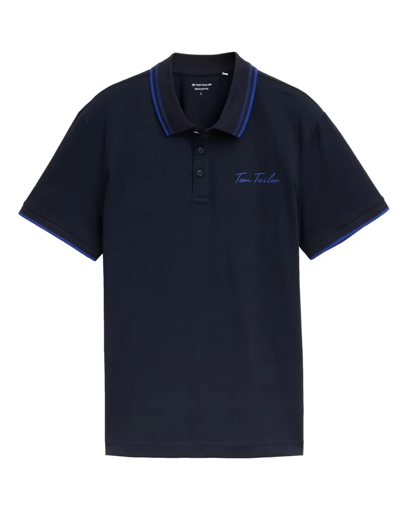 Tom Tailor Poloshirt Dunkelblau