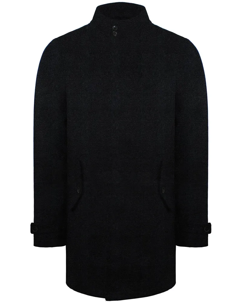 Ben Sherman Schlichter Langmantel, dunkelgrau - Grau Grau