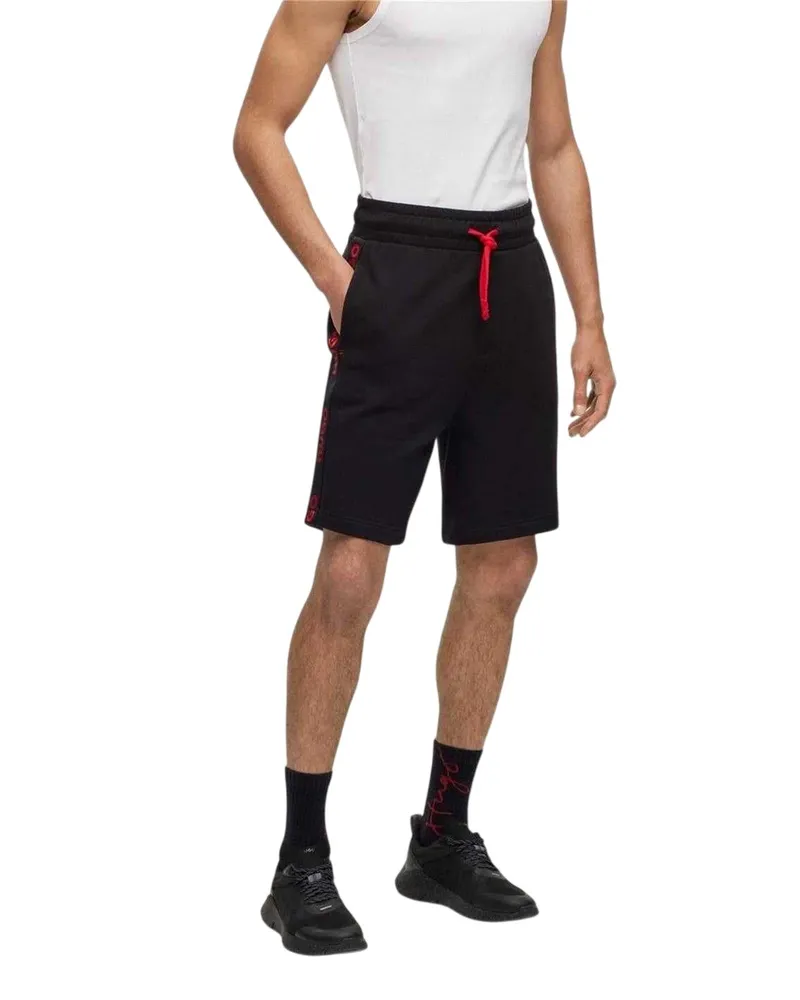 HUGO BOSS Sweat-Shorts für Herren (Schwarz Schwarz