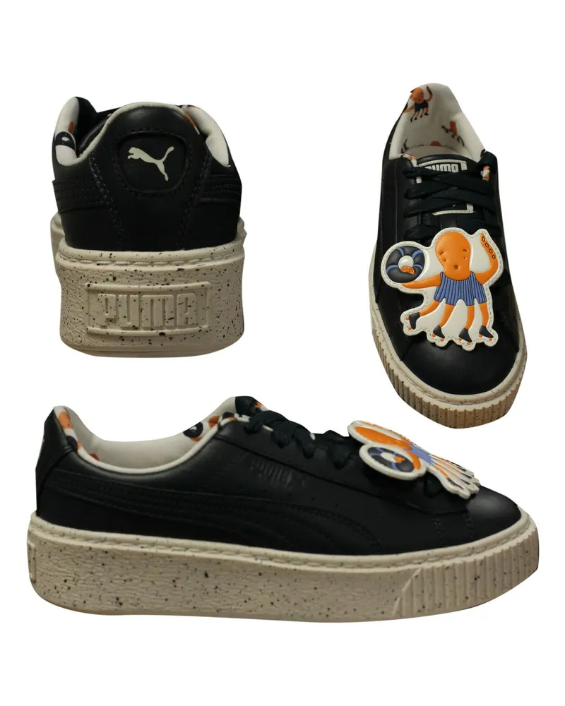 Puma X TC Tiny Cottons Platform Speckle Low Top Mädchen-Sneaker Schwarz