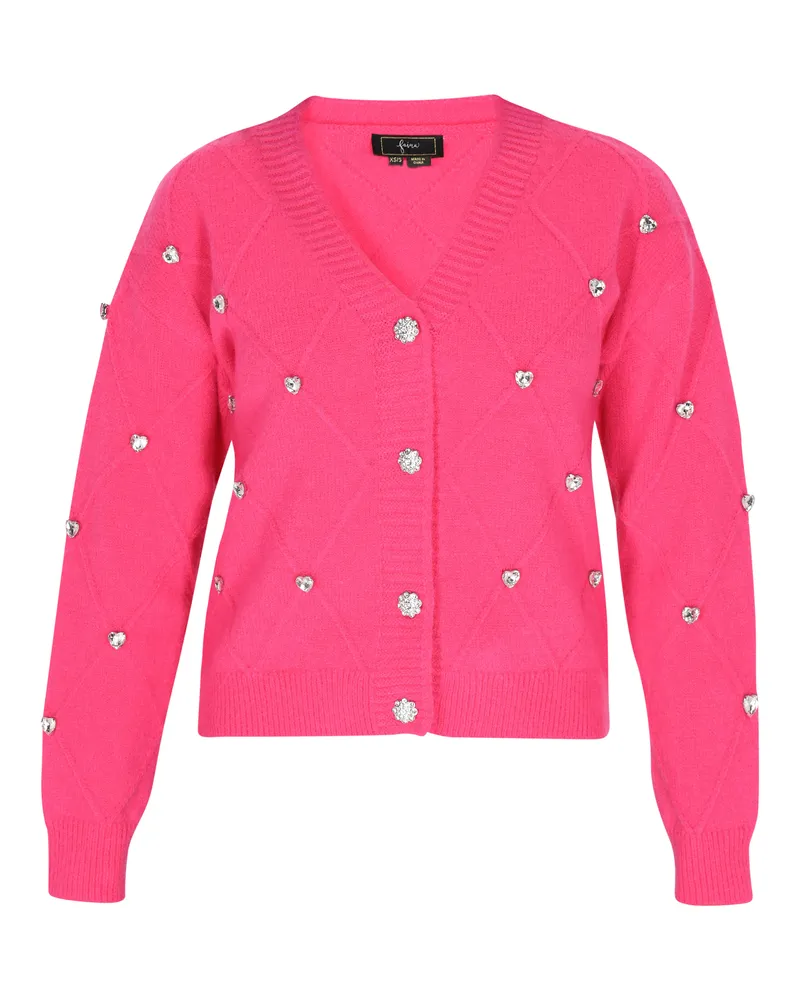 FAINA Strickjacke - Rosa Rosa
