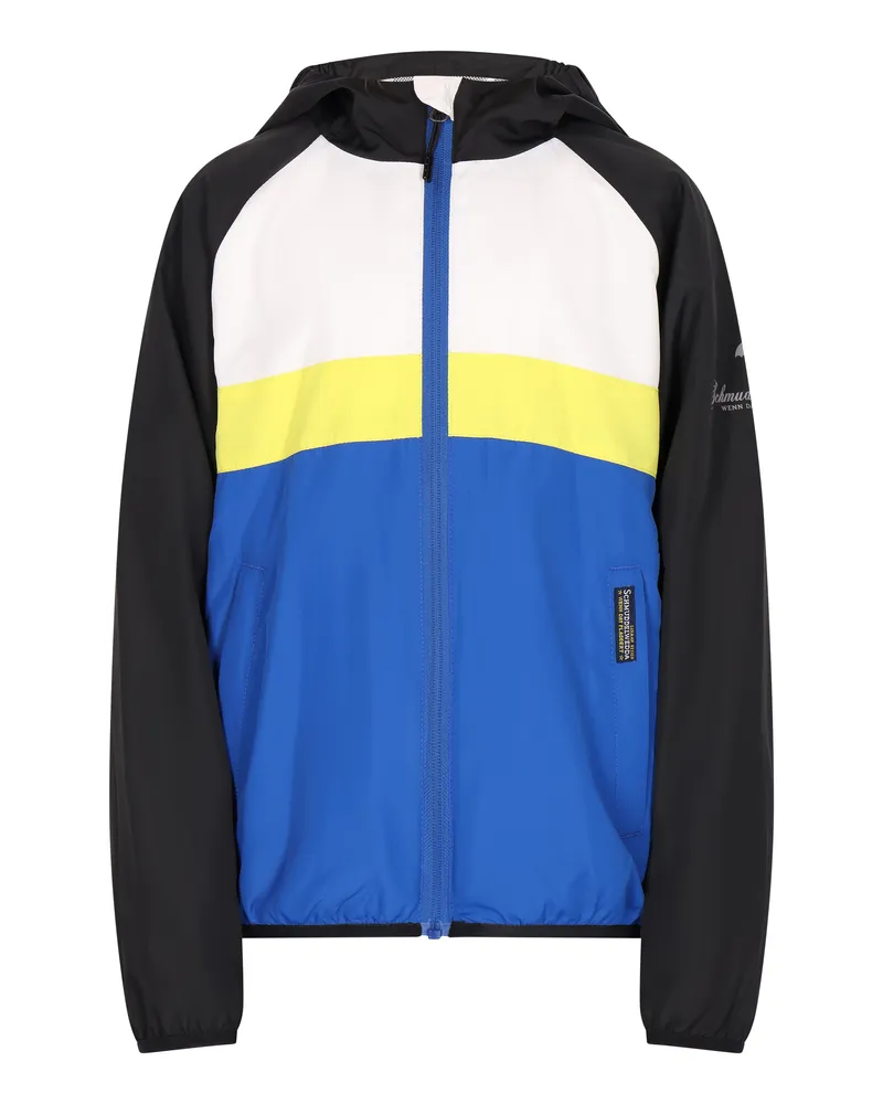 Schmuddelwedda Anorak Mädchen (Kids) Königsblau Colorblock Mehrfarbig
