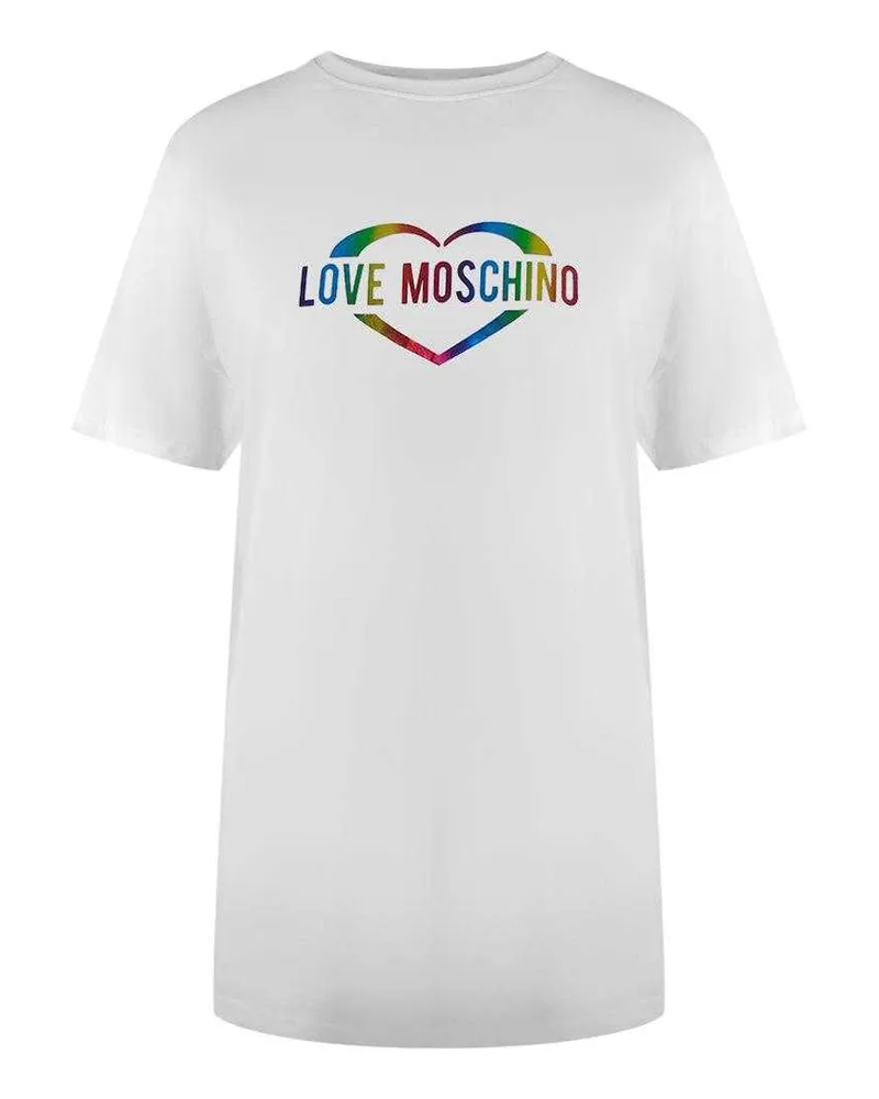 Moschino T-Shirt für Damen, Baumwolle (Weiß Weiß