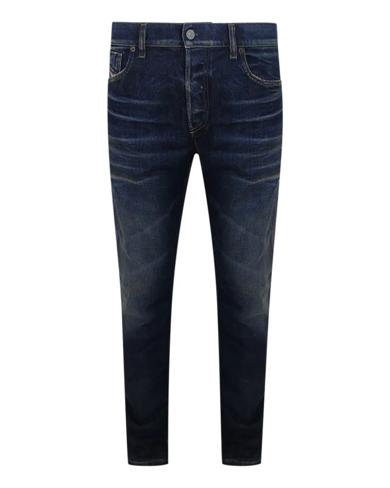 Diesel 1995 D-sark Jeans, dunkelblaue Denimhose - Marineblau Marineblau