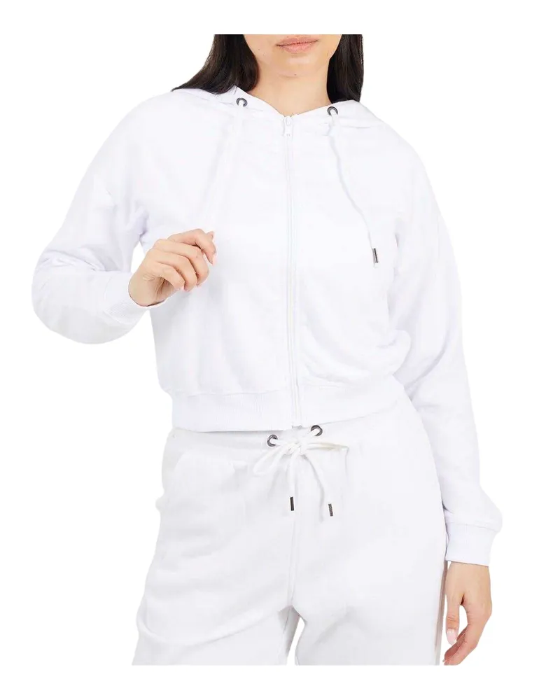 Brave Soul Hoodie mit durchgehendem Reißverschluss für Damen (Weiß Weiß