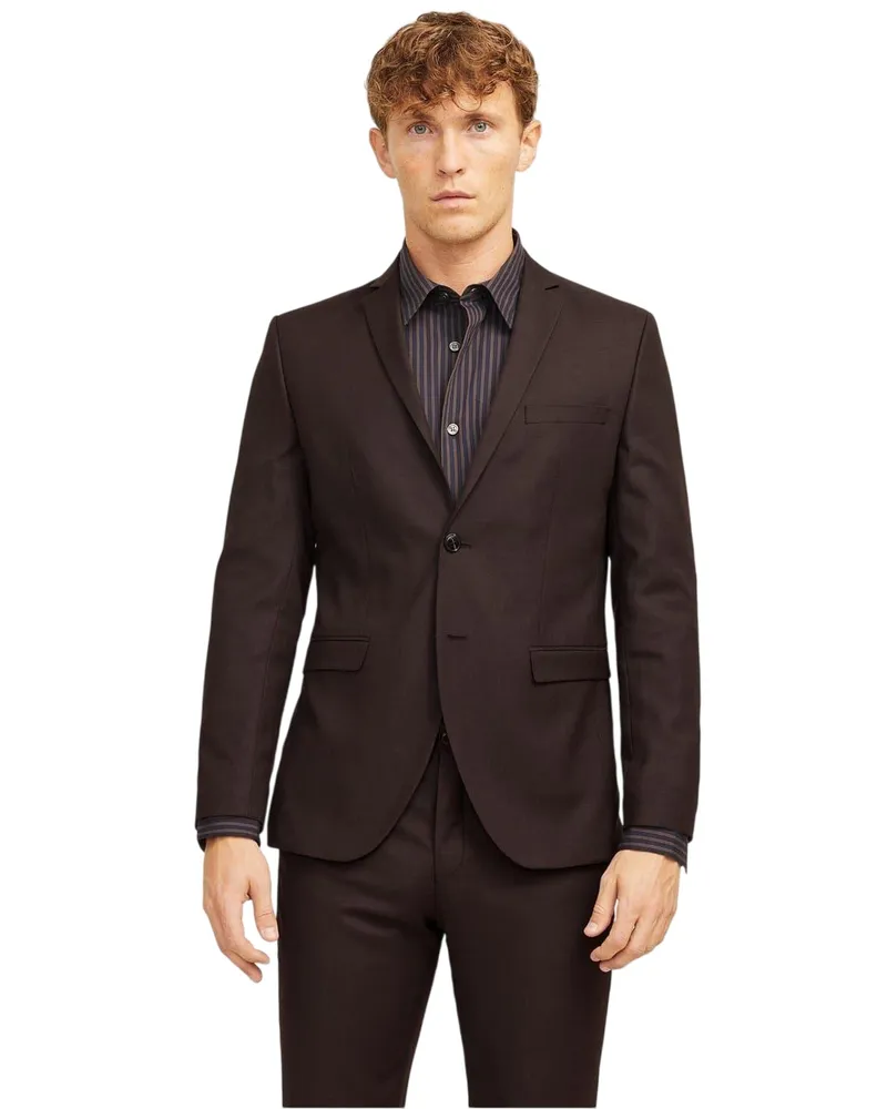 Jack & Jones Jack And Jones - "Solaris" Blazer für Herren, Einreihig (Braun Braun