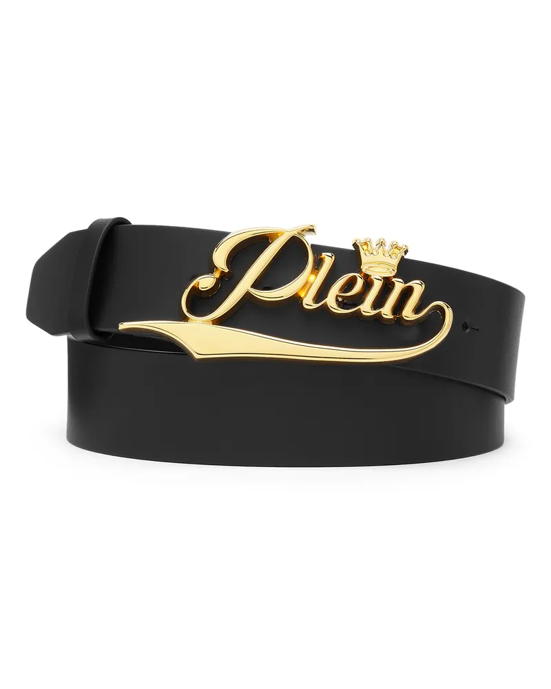 Philipp Plein Gürtel King Plein Schwarz