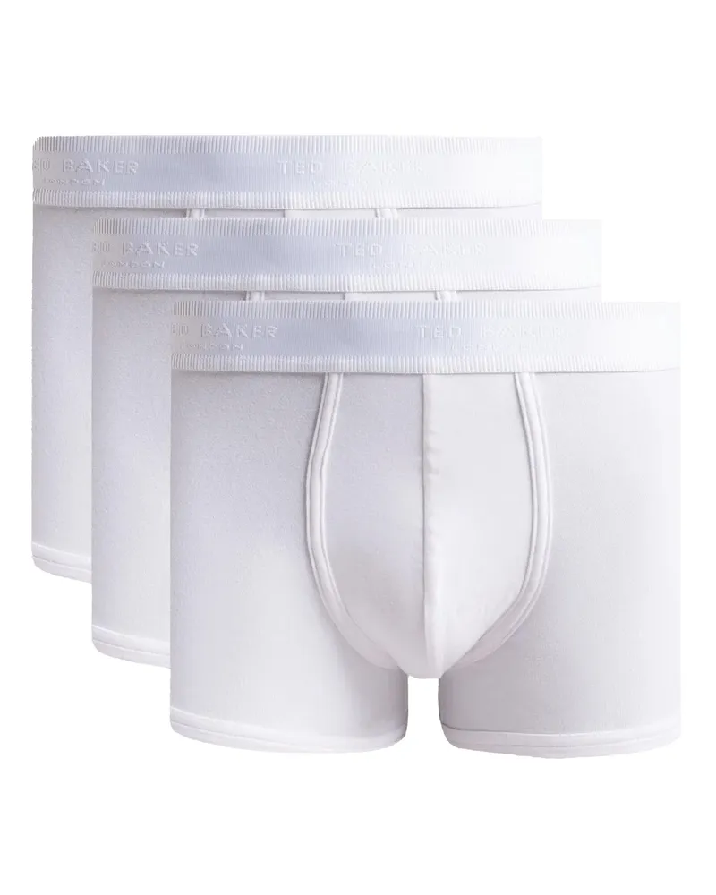 Ted Baker 3er-Pack Nael – Weiße Herren-Unterhosen Weiß