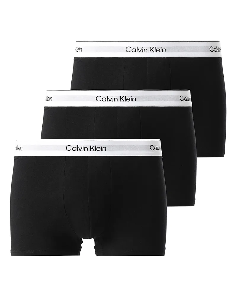 Calvin Klein Unterhosen 3er-Pack Icon Stretch Boxers - Schwarz Schwarz