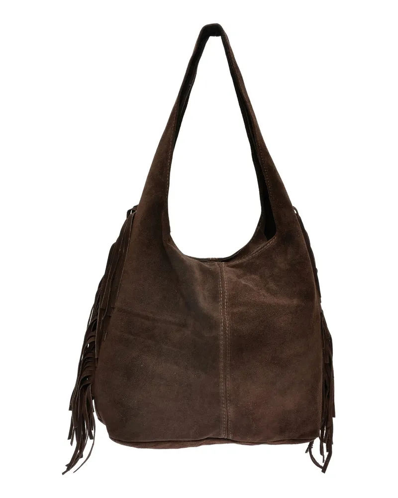 Isabella Rhea Kastanienbraun Rindsledertasche Dunkelbraun