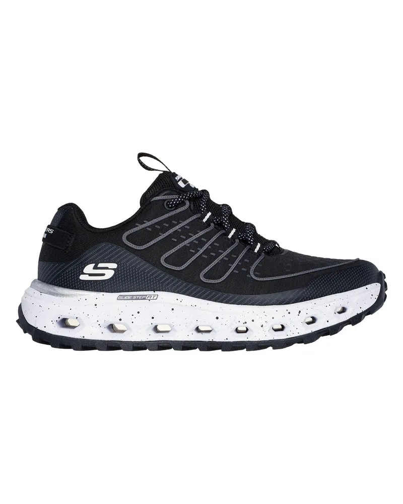 Skechers Step At" Sneaker für Damen, Zum Anschlüpfen (Schwarz/Weiß Schwarz