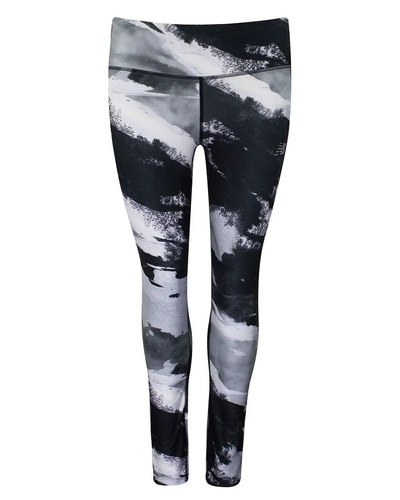 New Balance Neues Gleichgewicht gedruckt dunkelblau Impact Damen, die enge Leggings laufen WP11264 SIY Blau