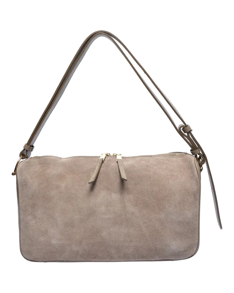 Luisa Vannini Beige Rindsledertasche Beige