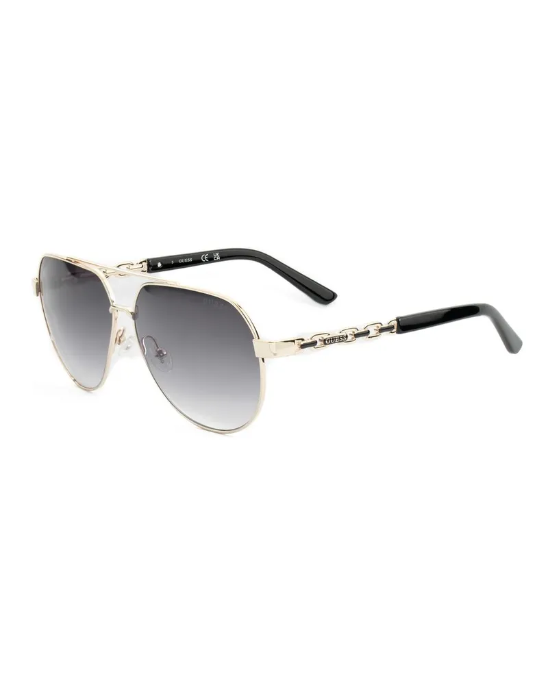 Guess Goldene Metall-Sonnenbrille Gold