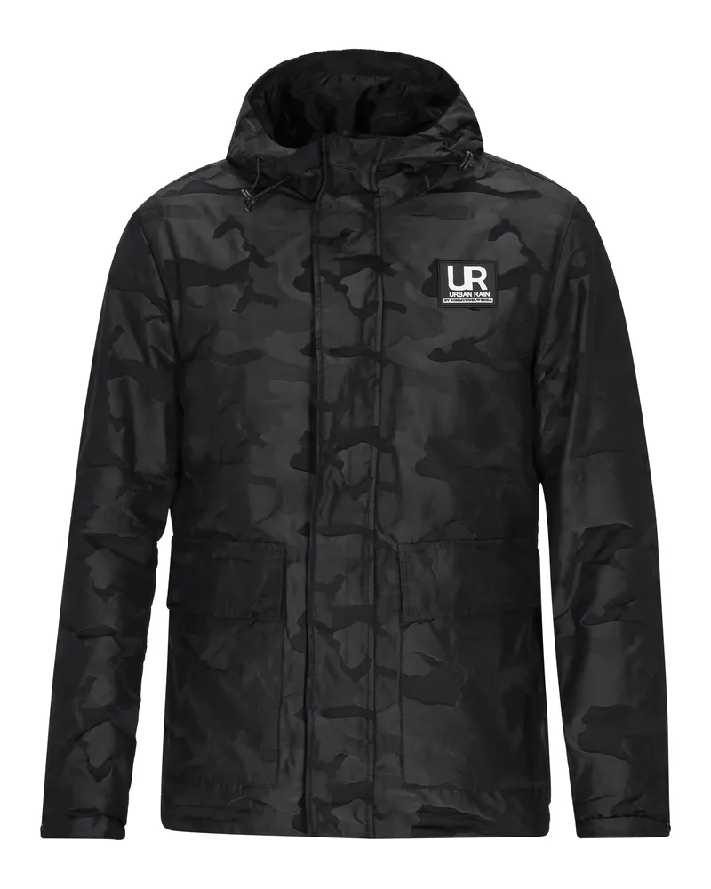 Schmuddelwedda Anorak Herren Grau Camouflage Dunkelgrau