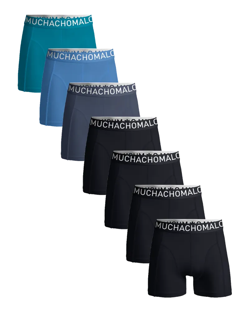 Muchachomalo 7er-Pack Boxershorts für Herren - Mehrfarbig Mehrfarbig