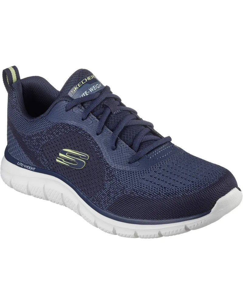 Skechers Track Glendor Herren Sneaker aus Polyester in Marineblau/Limettengrün Marineblau