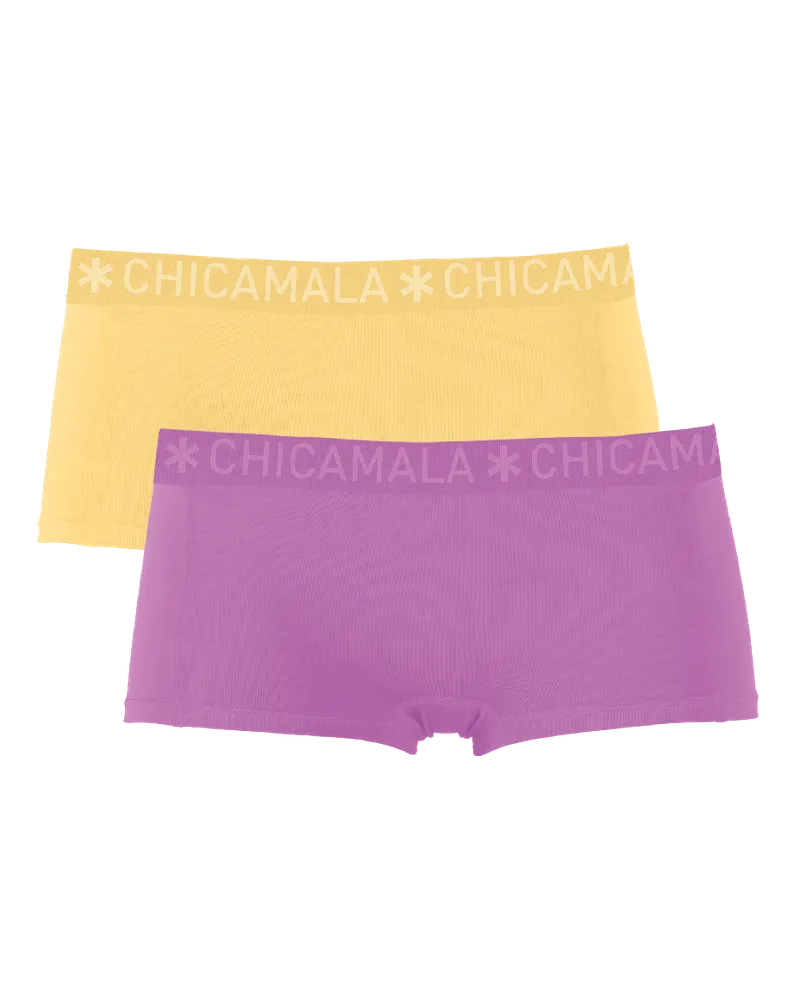 Muchachomalo Chicamala Boxershorts – 2er-Pack – Mädchenunterwäsche Mehrfarbig