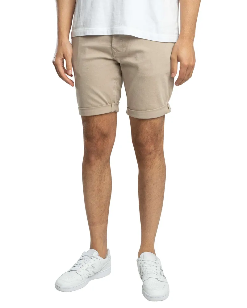 Replay RBJ 981 Denim Tapered Shorts, Beige Beige