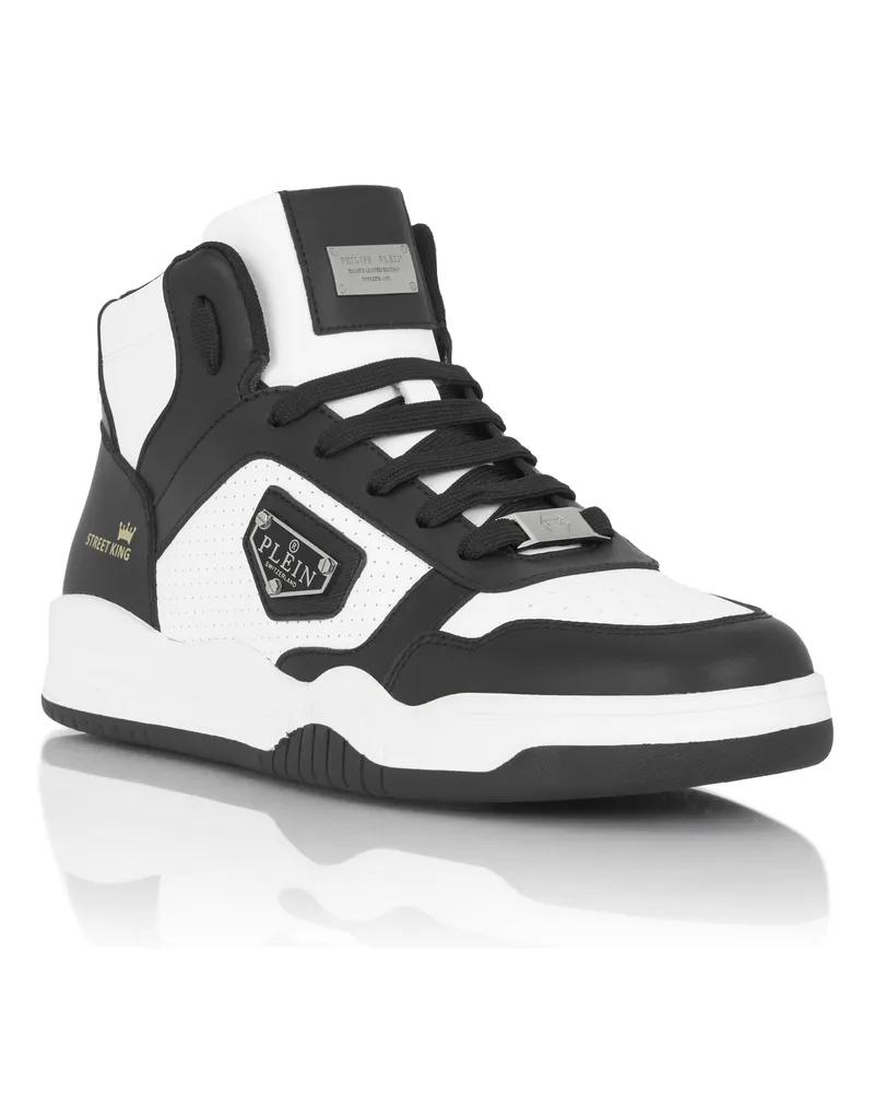 Philipp Plein Mid-Top Turnschuhe Street Weiß