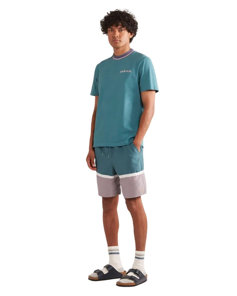 Farah 1920 Murphy" Badeshorts für Herren, Regulär (Ozean Blau