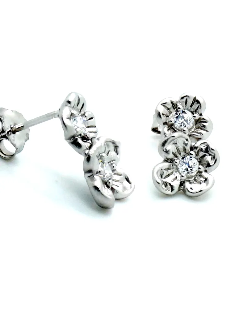 Orphelia Ohrstecker für Damen, 925 Sterlingsilber, Silber ZO-6018 Silber